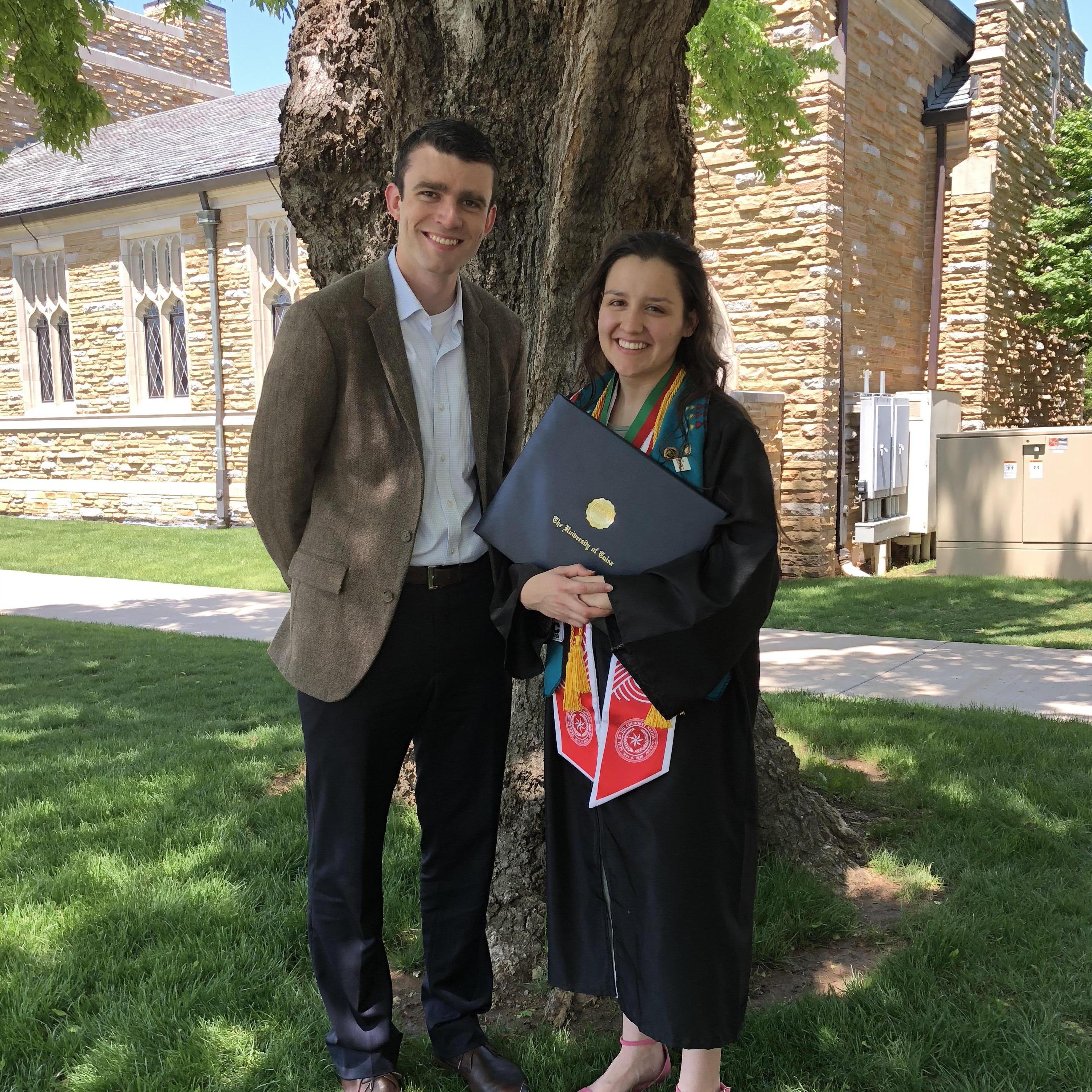 Her TU graduation, May 2018
