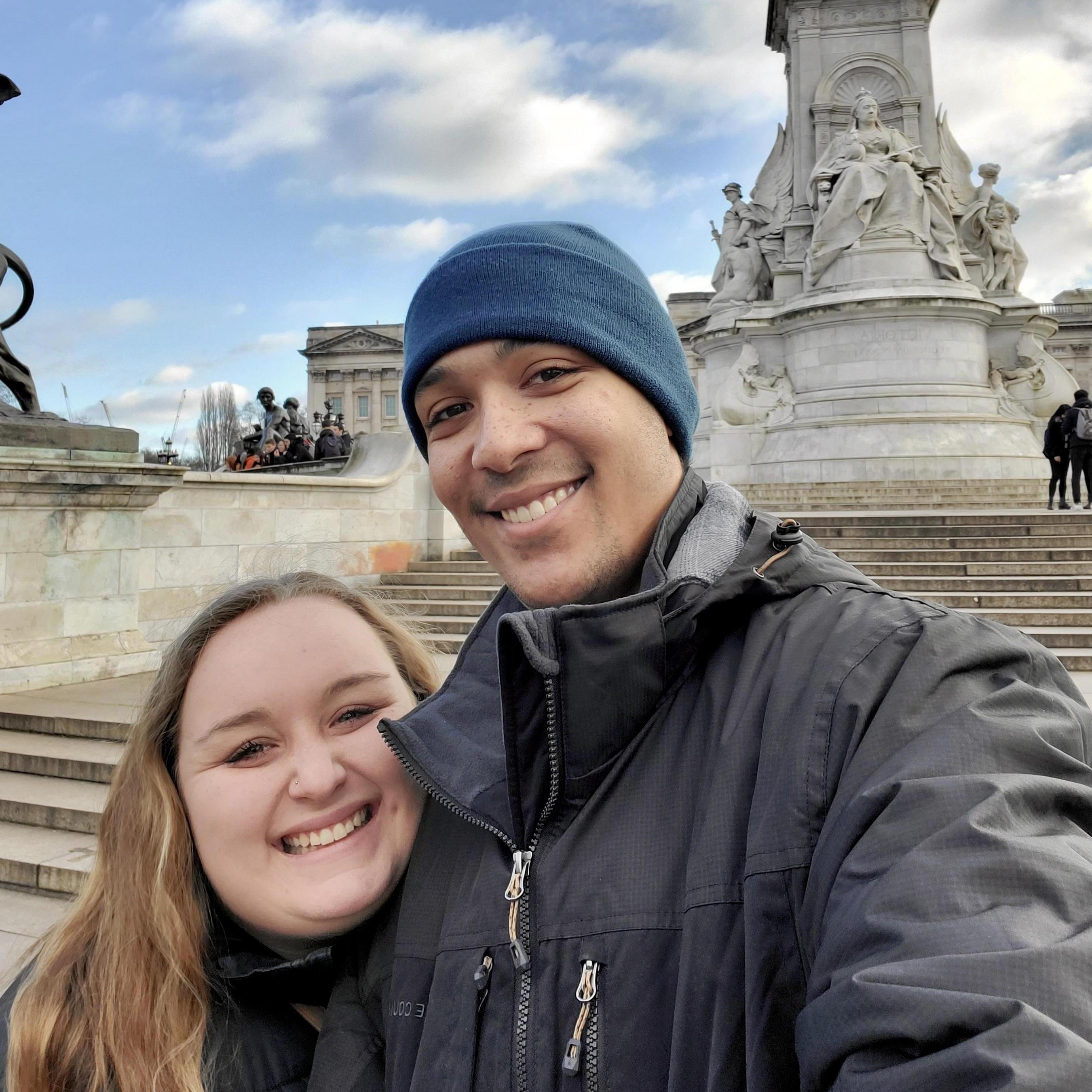 Our favorite trip ever (London). We watched the changing of the guard in front of Buckingham Palace!