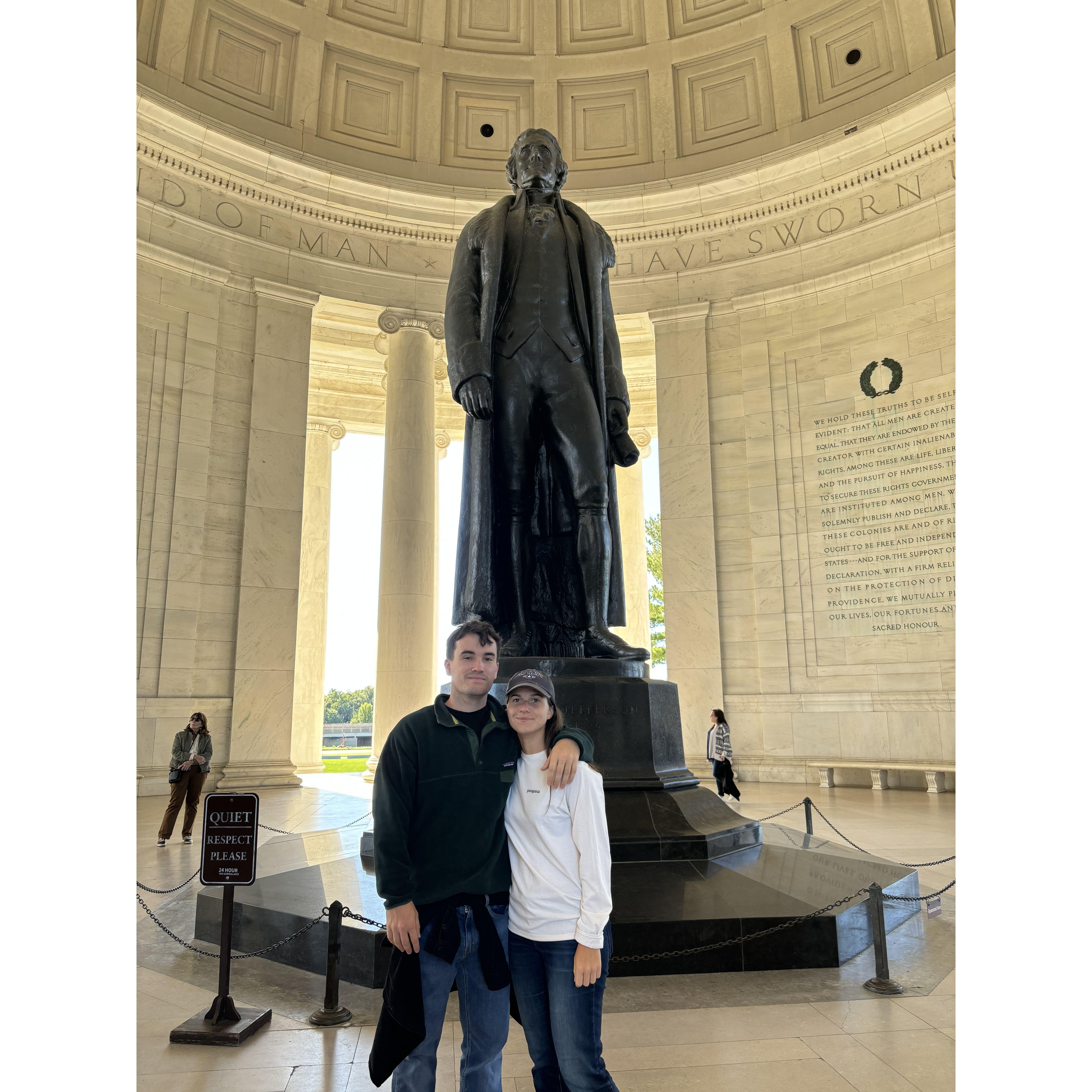 Our trip to DC with Elliot's parents!