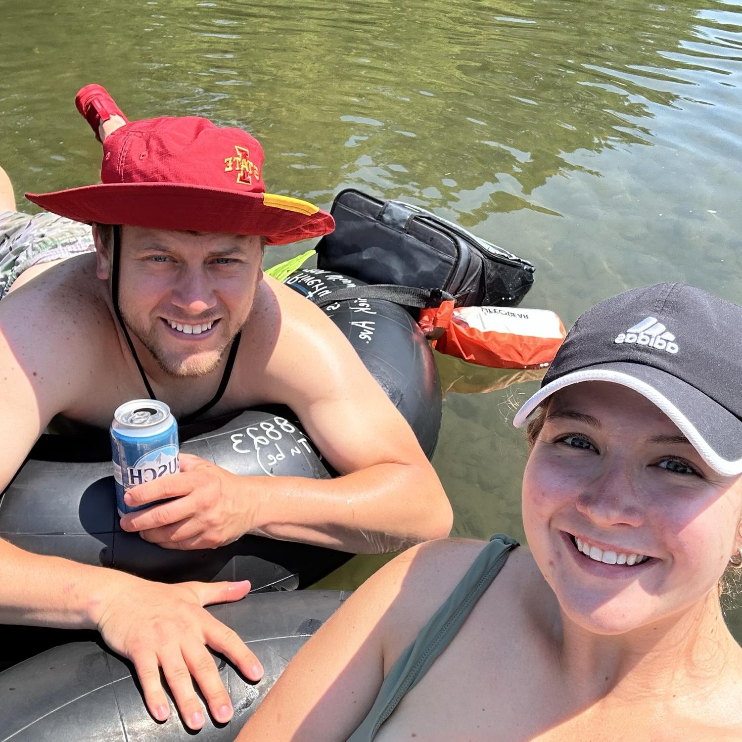 We have a tradition of camping in Decorah now, this was from our first float trip in 2023