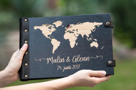 Custom Wooden Wedding Album