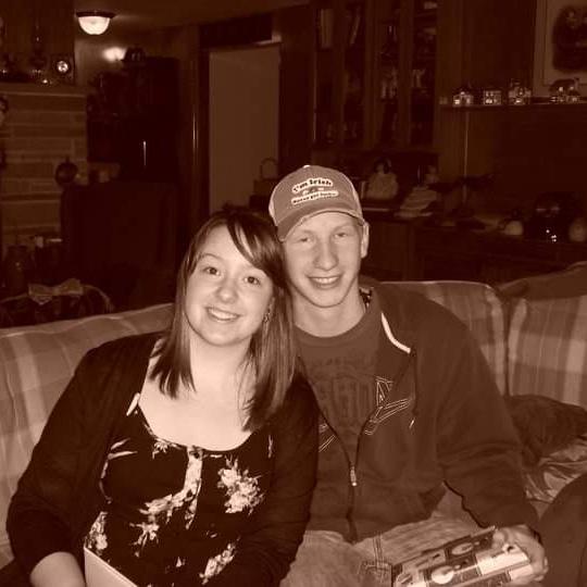 Our first Christmas together - Dec 2010