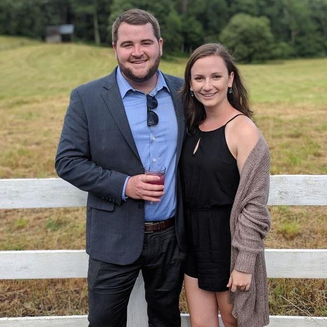 Logan's family wedding at Winfield Farm in Scaly Mountain, NC in 2018