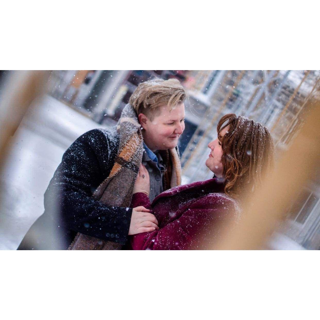 After two entire years apart, we met for two weeks in Montreal and had an engagement photo session.