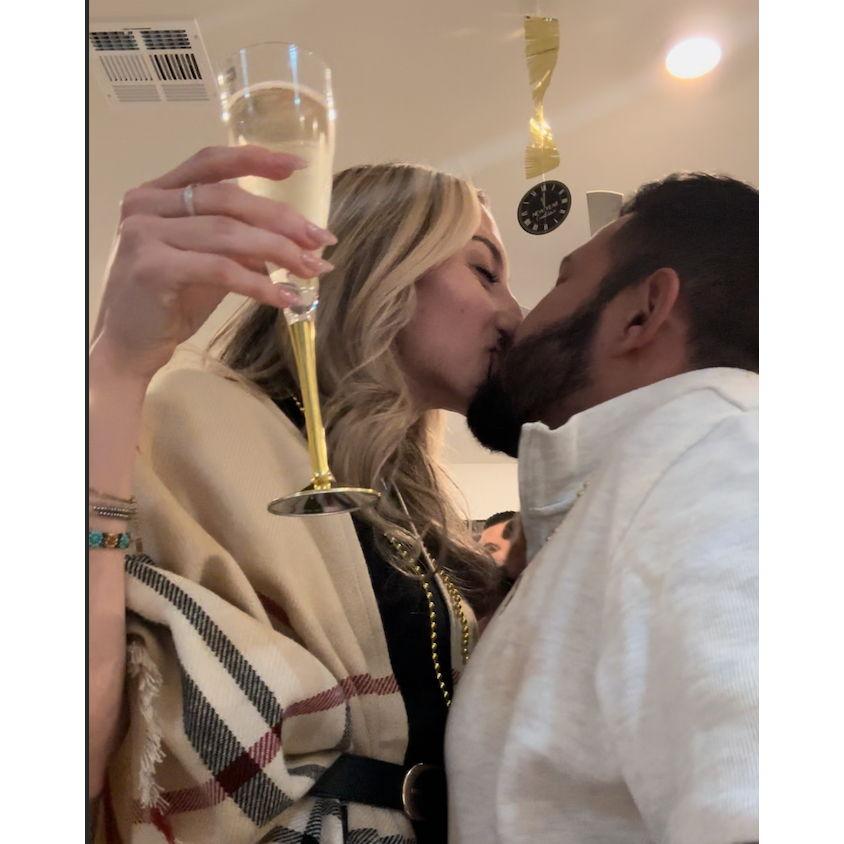 Our first New Year's as a couple. Hello 2024!