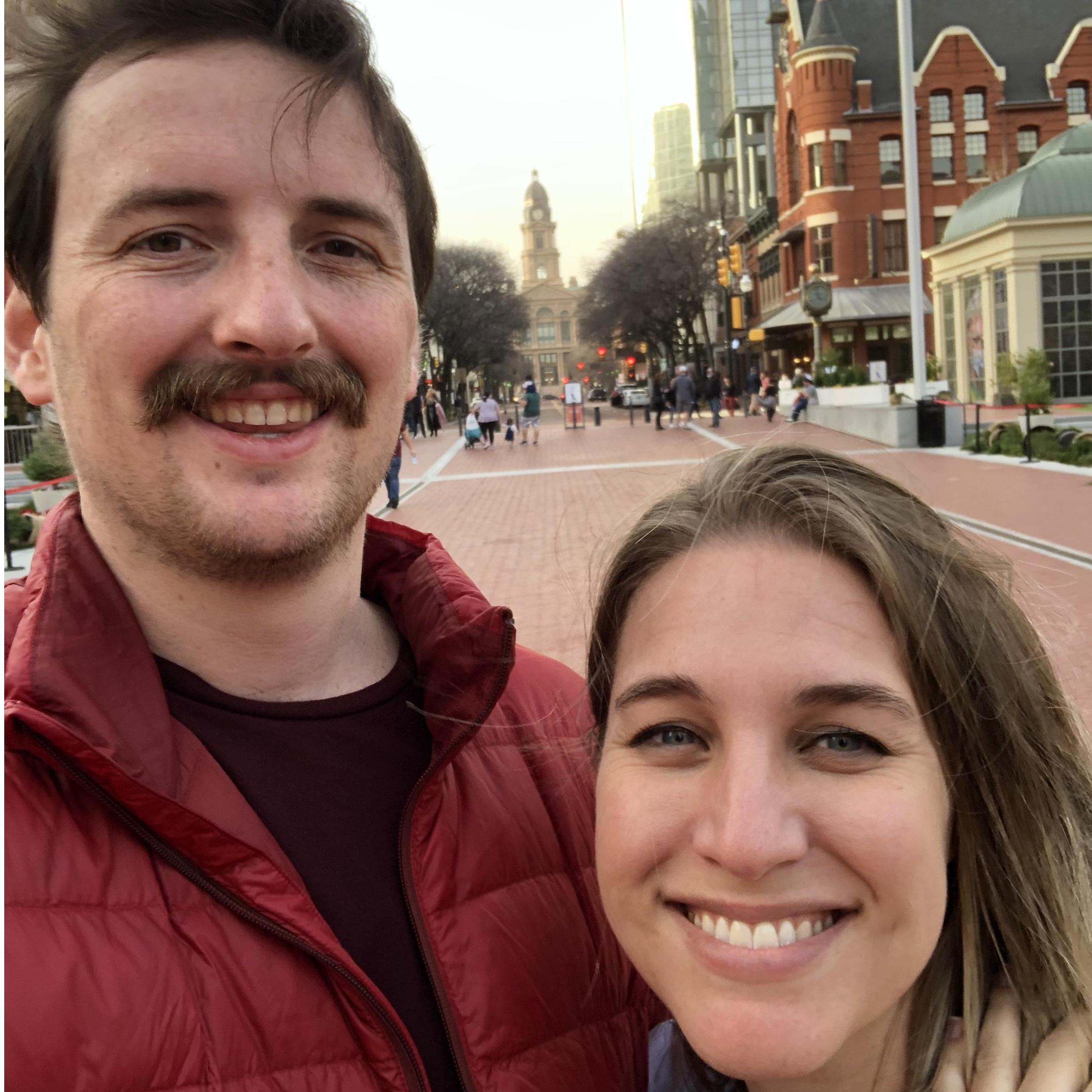 Windy date in Fort Worth
