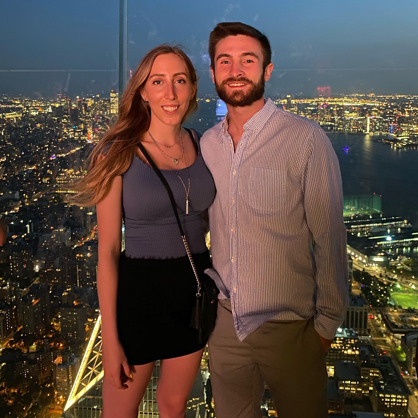 From when we lived together in our first apartment, we would often take the train into NYC