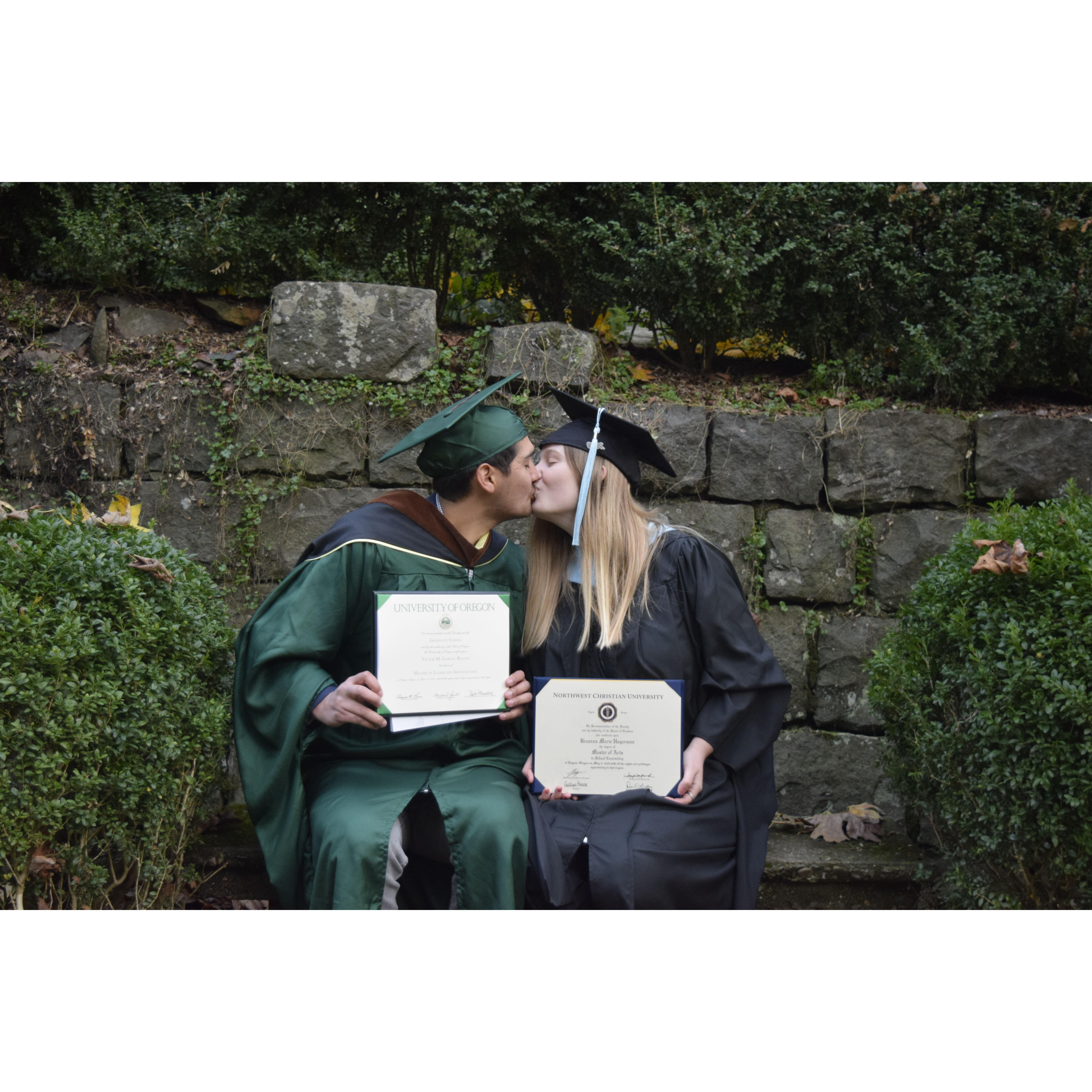 Finished up our Master's! June, 2020.