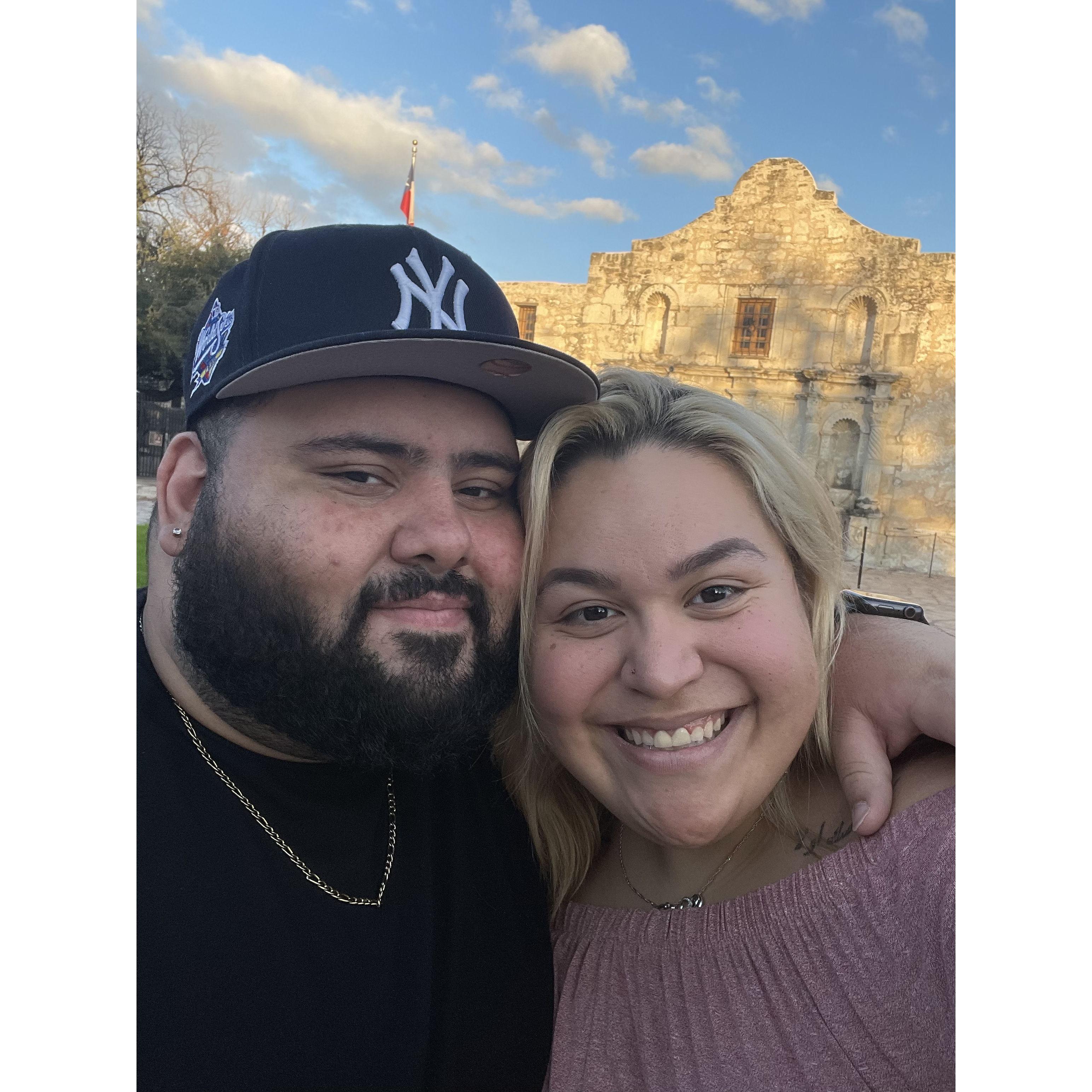 First time together at the Alamo, 2023