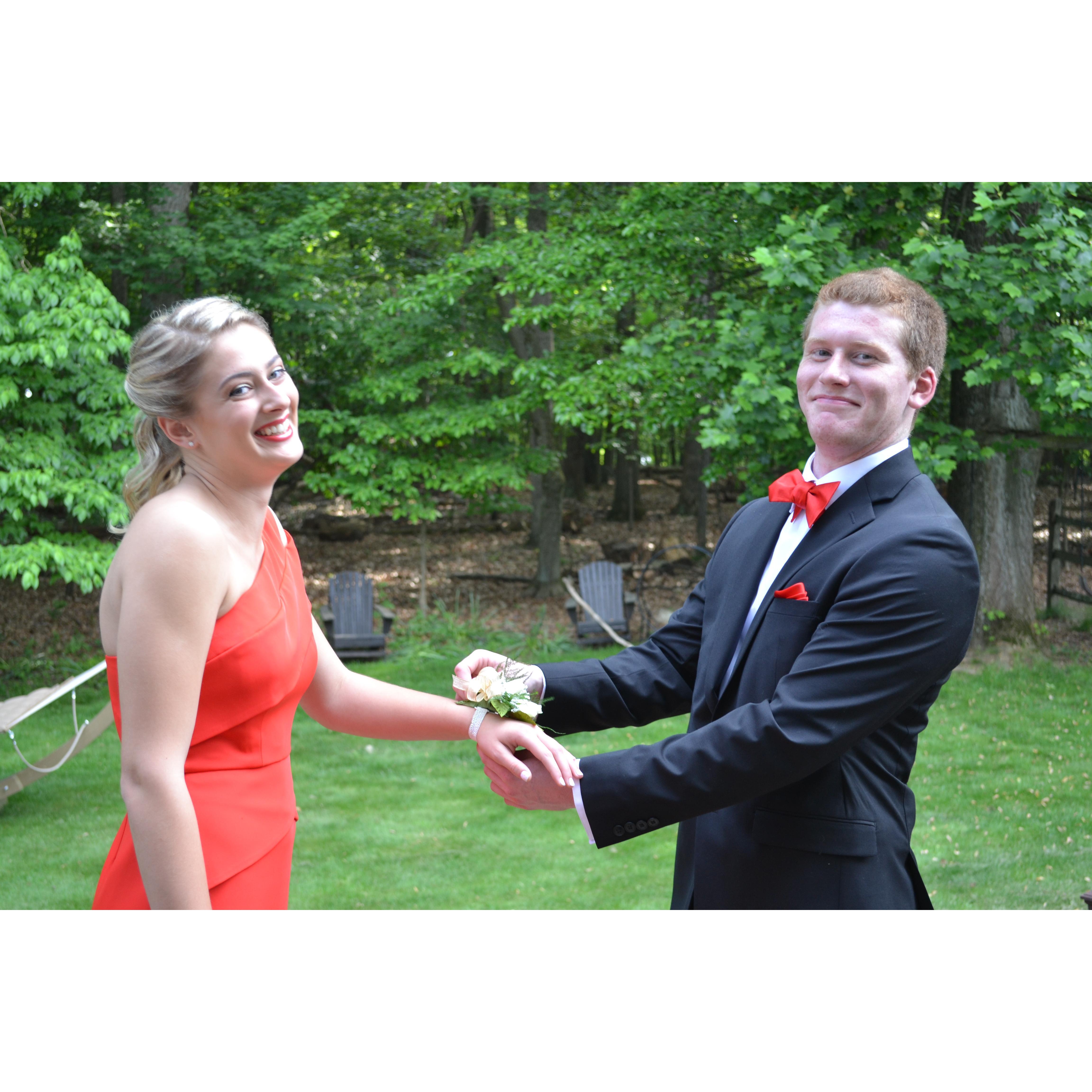 Off to prom! We were very much so "just friends"... clearly ;)