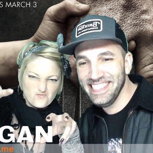 Our 1st picture together...in a photo booth seeing Logan. March 2017. (This might be Jason's favorite pic of me)