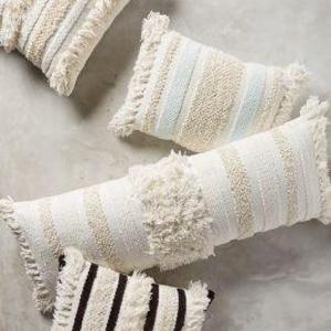 Textured Indira Pillow - Blue