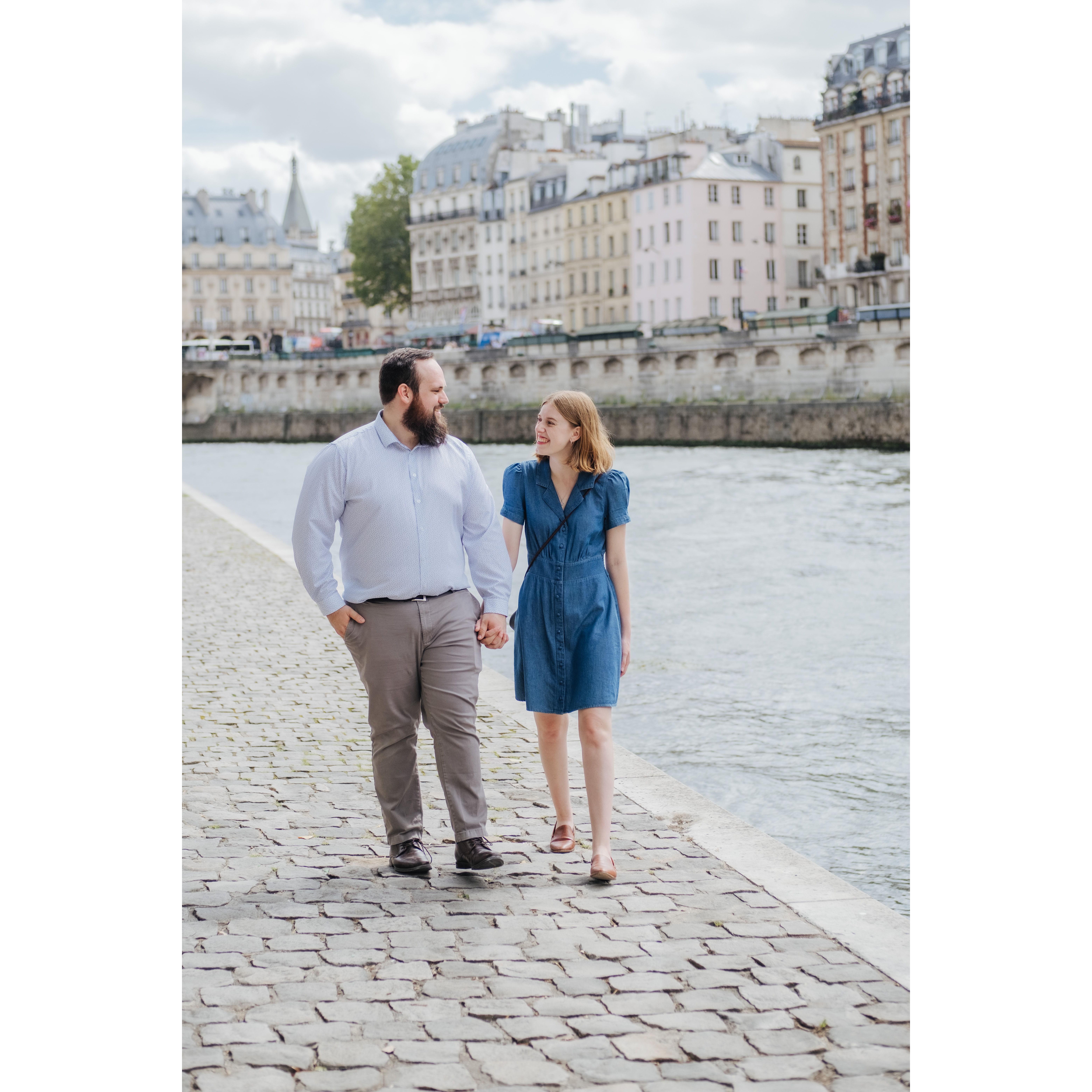 Strolling along the River Seine