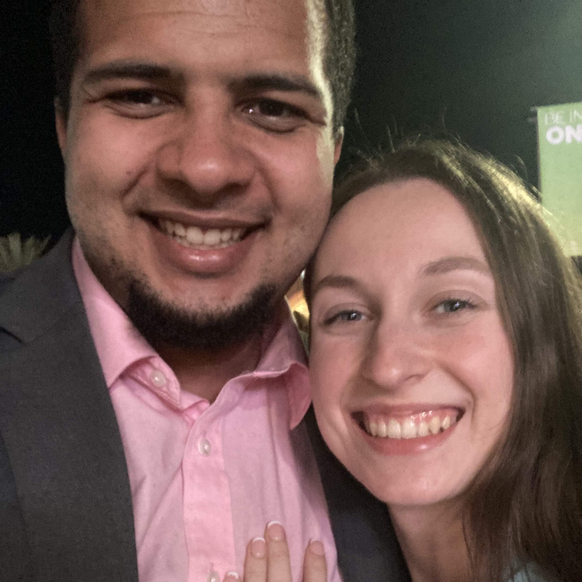 Right after getting engaged