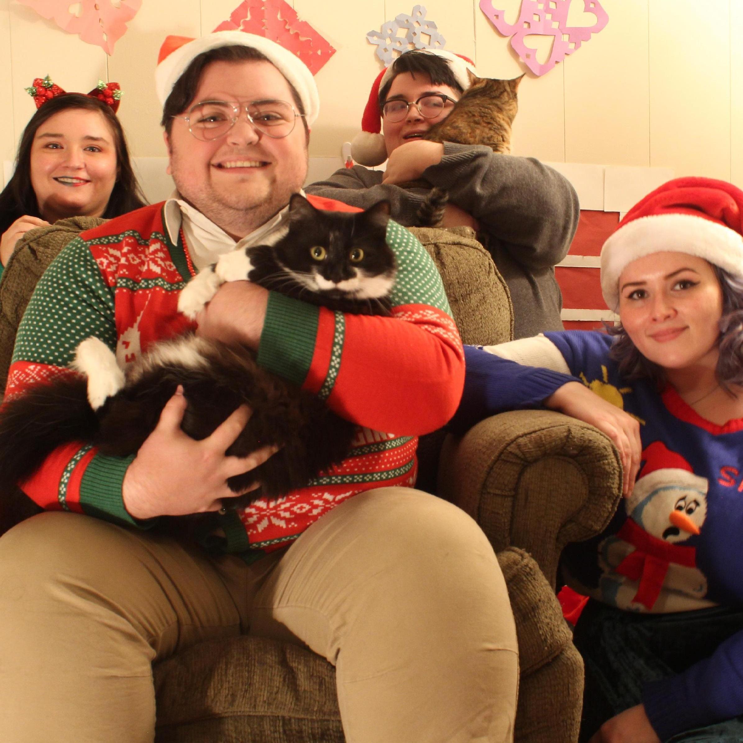 Obviously this is the fam. Who else would do a Christmas Card photoshoot with you?