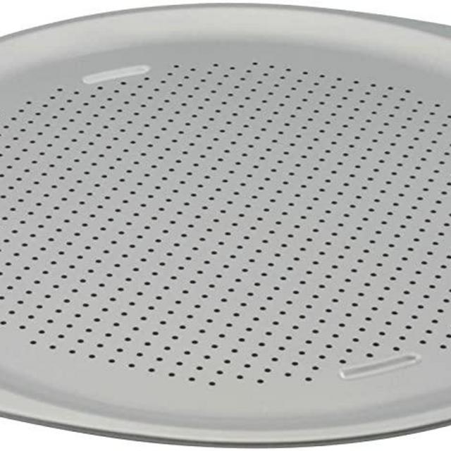 Farberware Insulated Nonstick Bakeware 15.5-Inch Round Pizza Pan, Light Gray