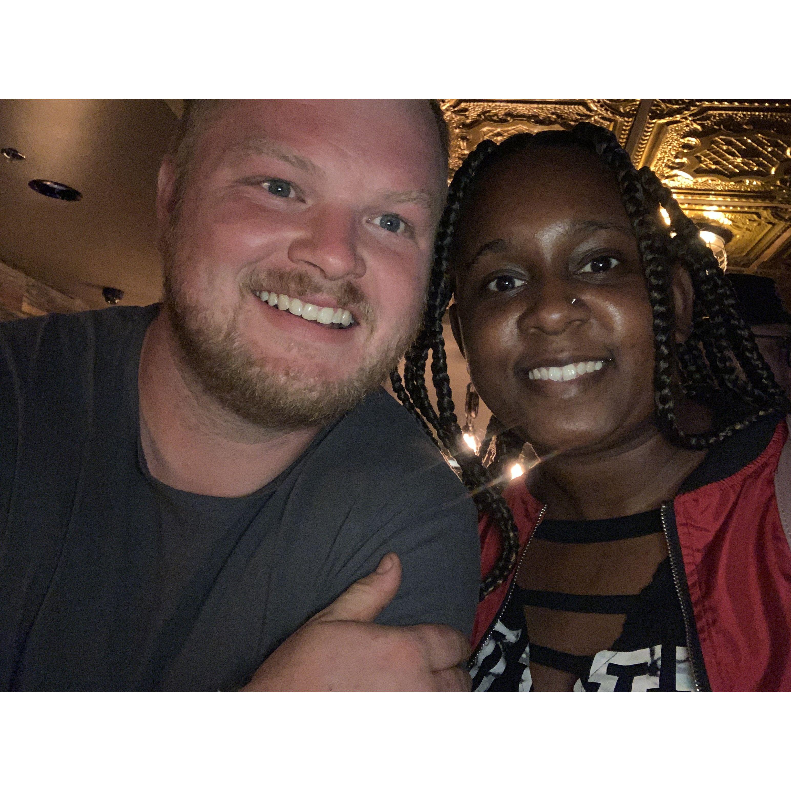 After getting to return home, Andrew and I attended our first concert together at Goldfield Trading Post in Roseville.