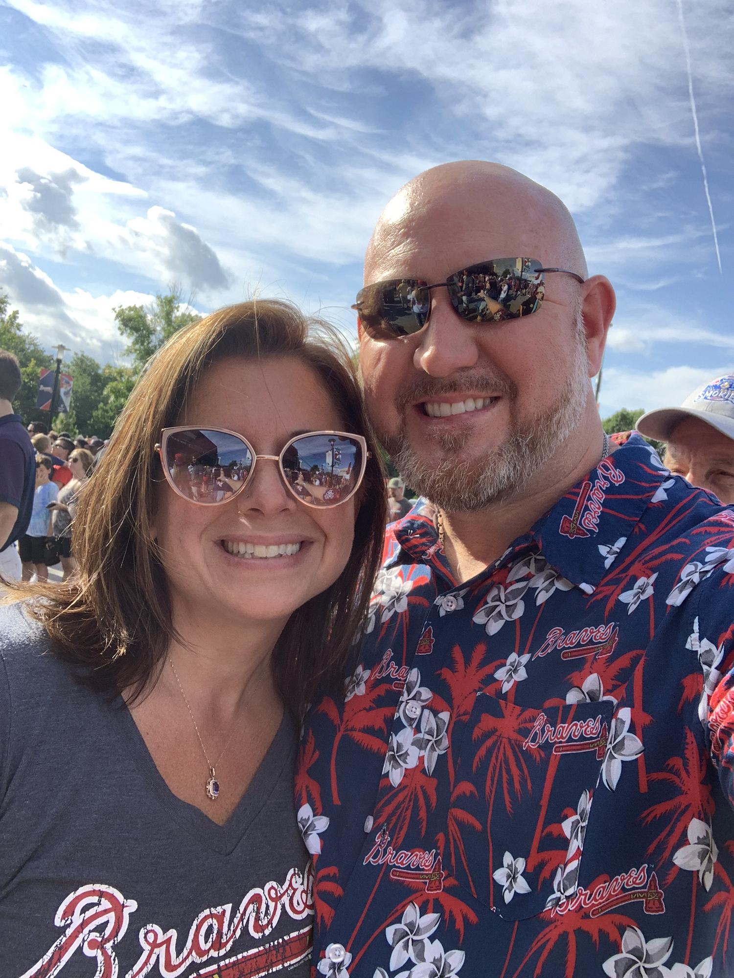 Our first Braves game together!