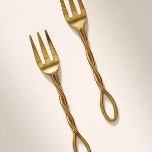 The Mediterranean Dish Stainless Steel Appetizer Forks, Set of 2