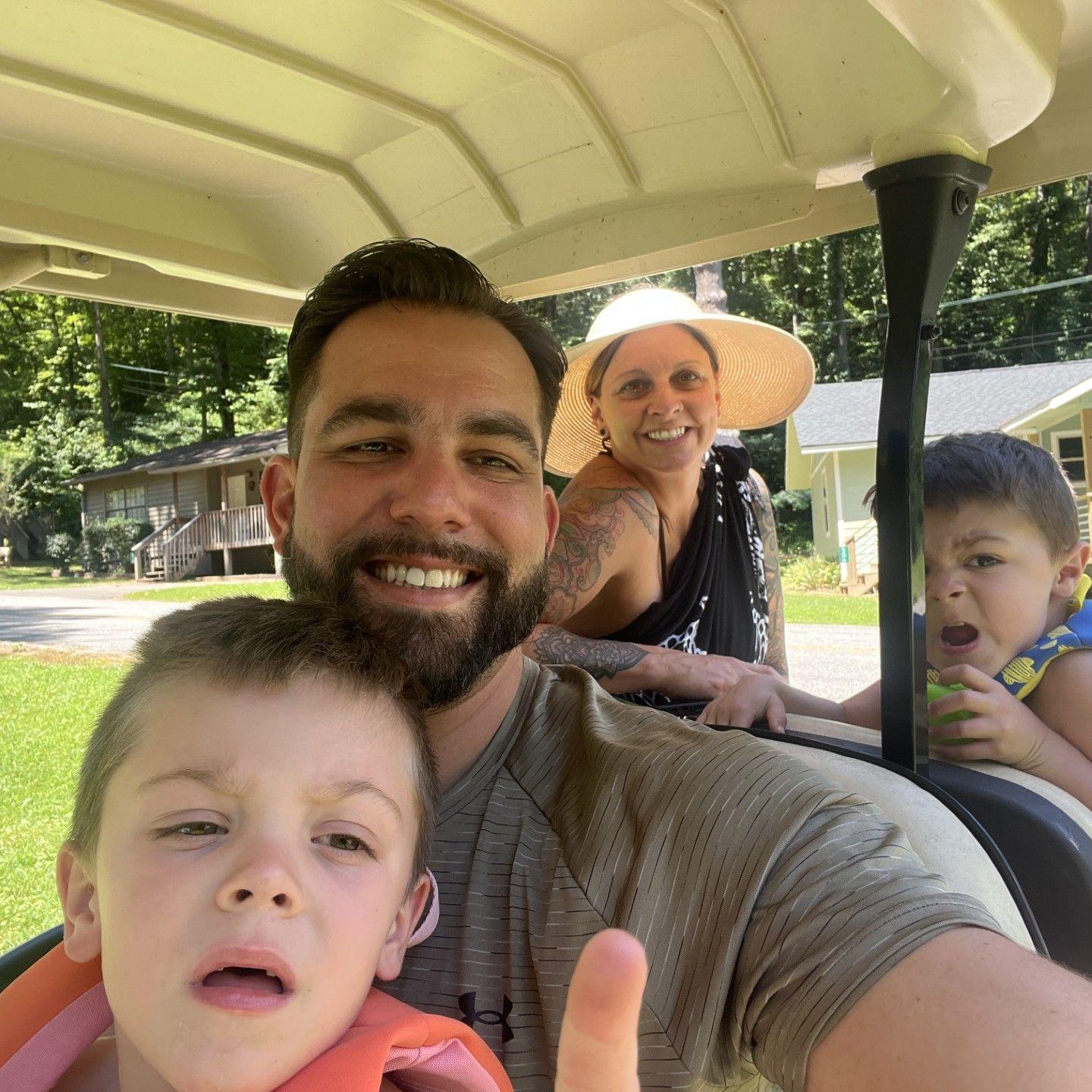 Fun in the sun with family