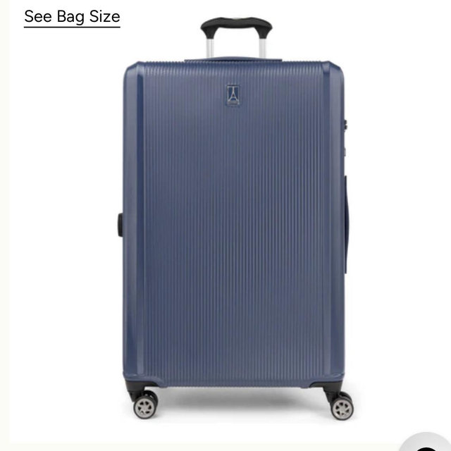 WAB6 Large Check-in Hardside Spinner - BLUE