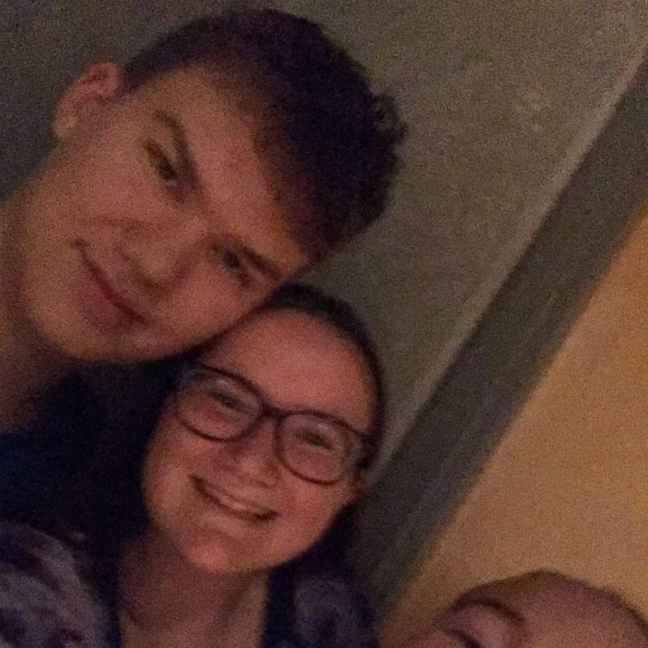 Our first ever selfie