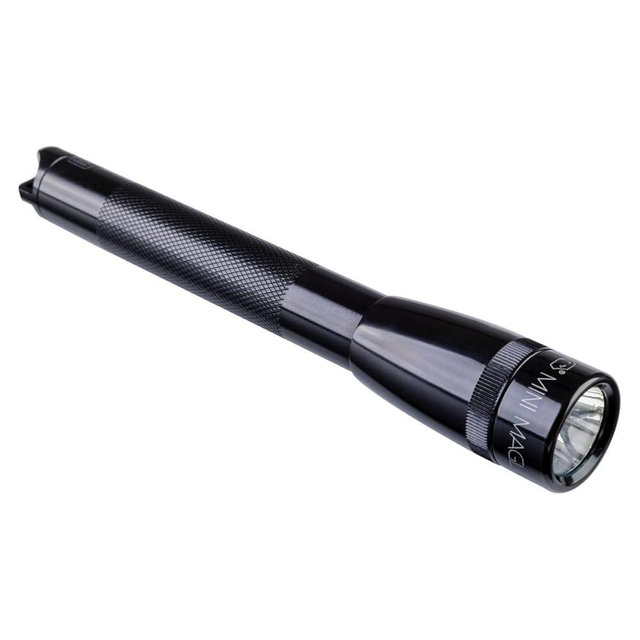 Maglite Mini PRO+ LED 2-Cell AA Flashlight with Holster, Black