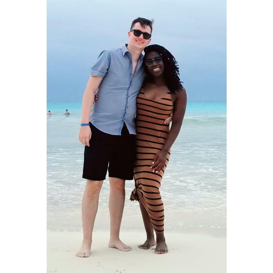 The day we took our first international trip in 2019. Cancun was a dream.