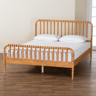 Lucera Mid-Century Queen Bobbin Bed