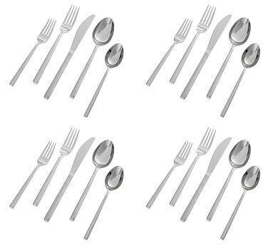 Luna Stainless Steel Flatware, 20-Piece