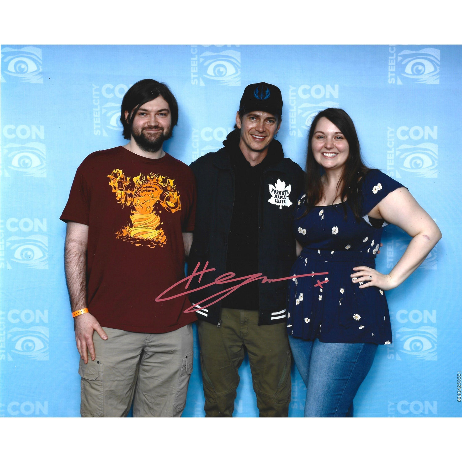 Matt and I getting to meet Hayden Christensen (Anakin Skywalker) at Steel City Con!