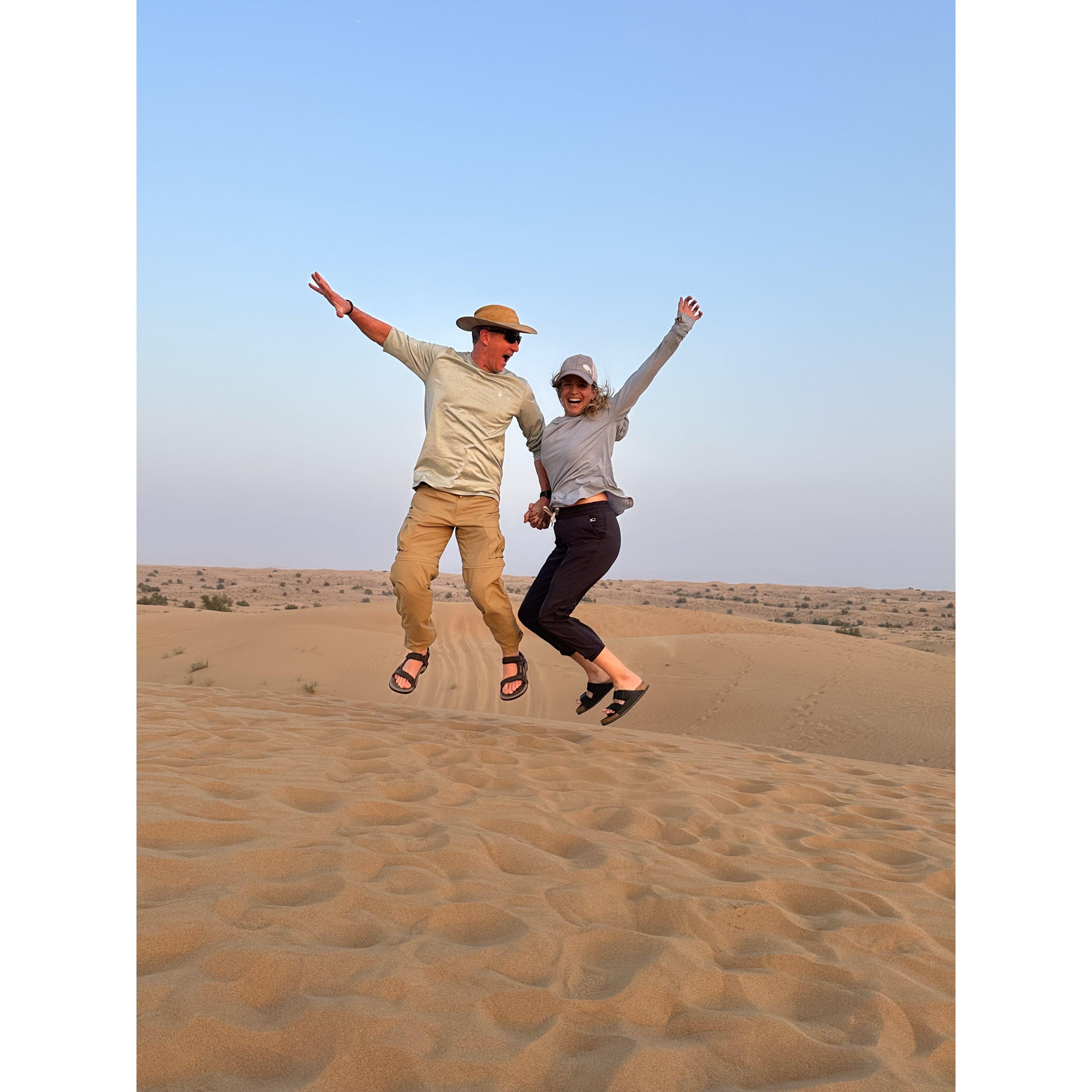Sand dunes in Dubai