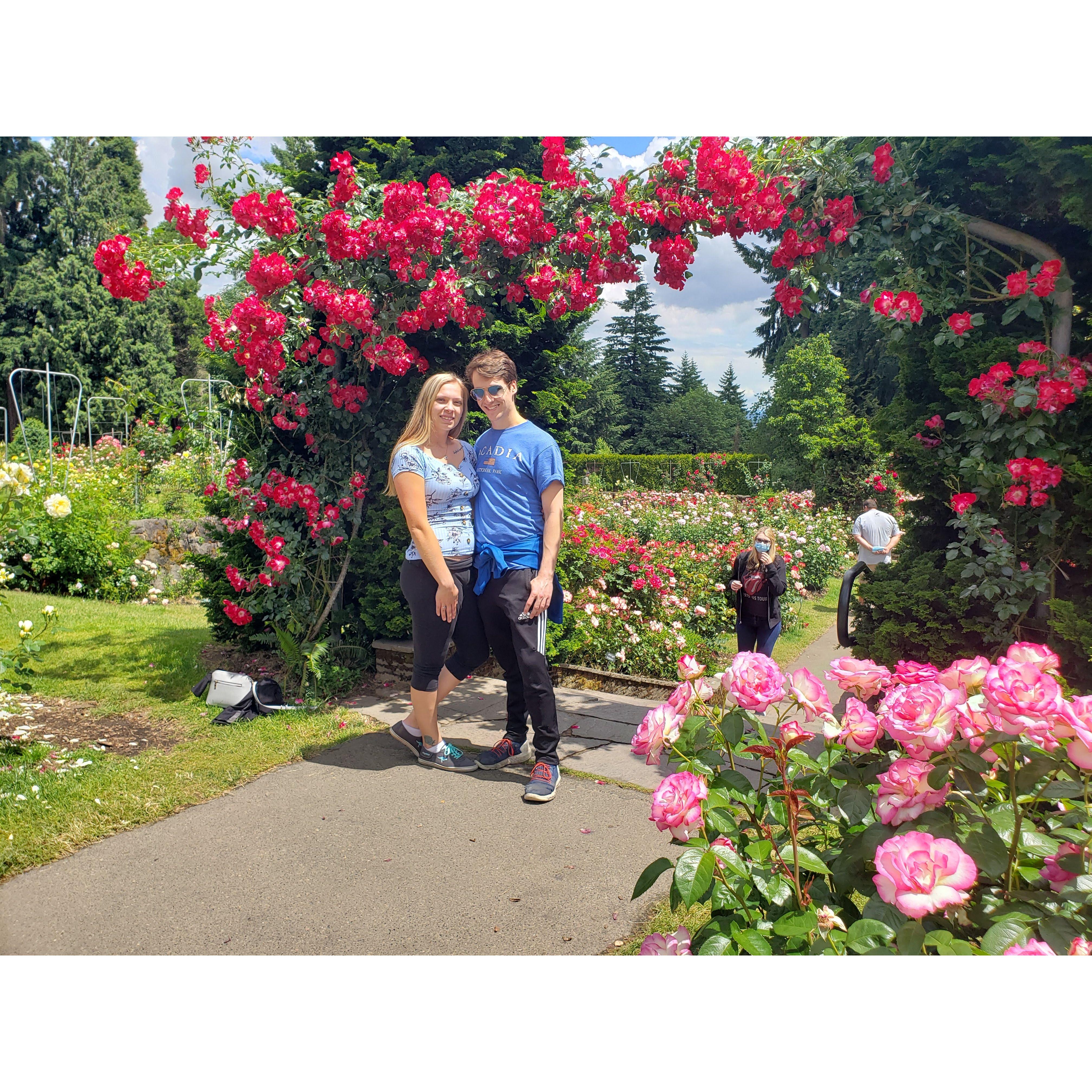 Summer 2021 we took a trip to Portland to celebrate our graduation.