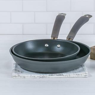 2-Piece Hard Anodized Fry Pan Set