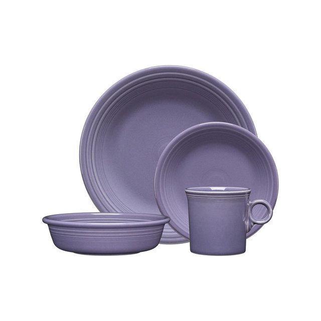 Fiesta Lavender Classic Rim 4-Piece Place Setting