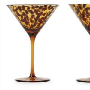 Tortoise Martini Glasses