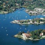 Rent a boat through the Delamar Hotel