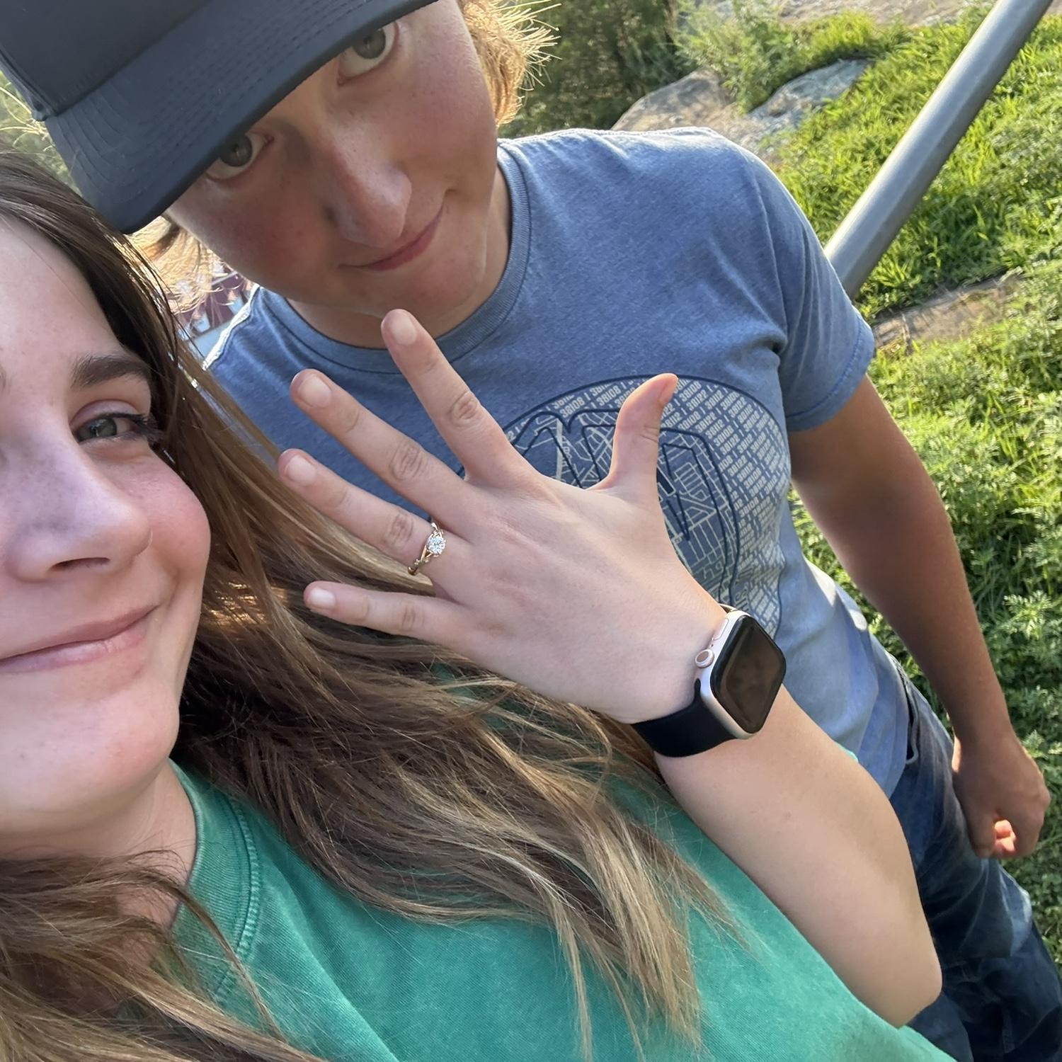 From the day we got engaged!