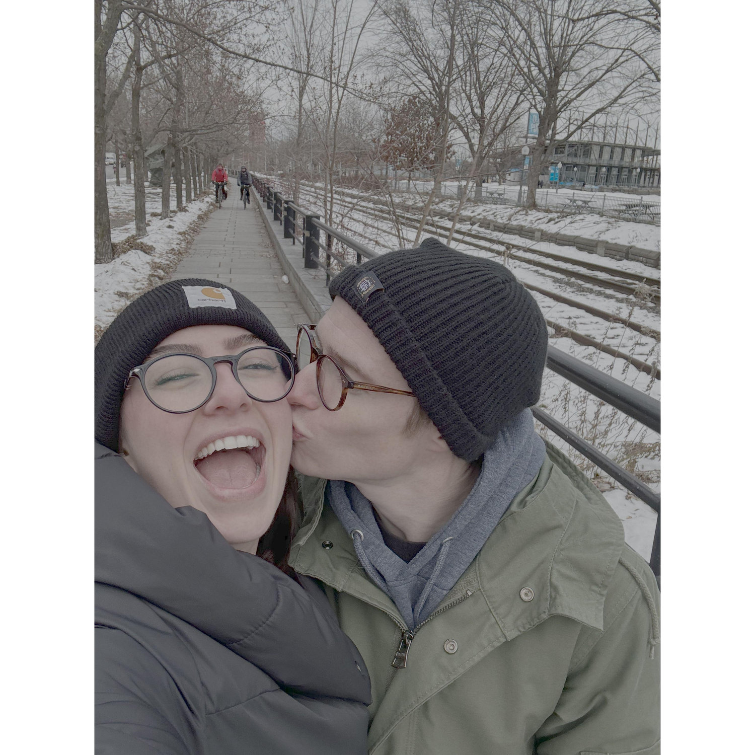 Matt and Mac decided to brave Montreal, Canada during the winter! December 2023.