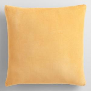 Gold Velvet Throw Pillow