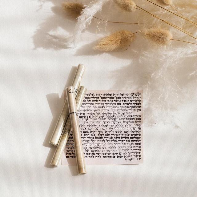 Kosher Mezuzah Scroll Made in Israel