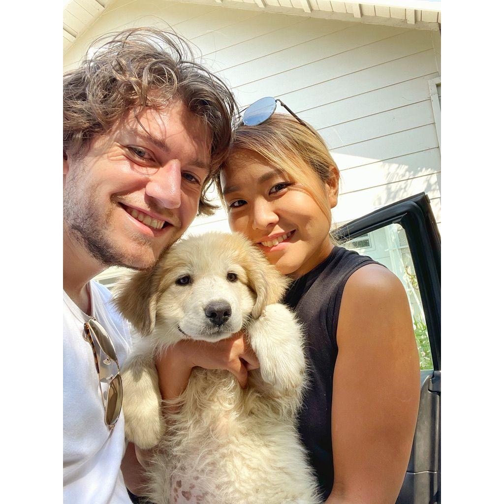 The day we picked up Bennie in 2021