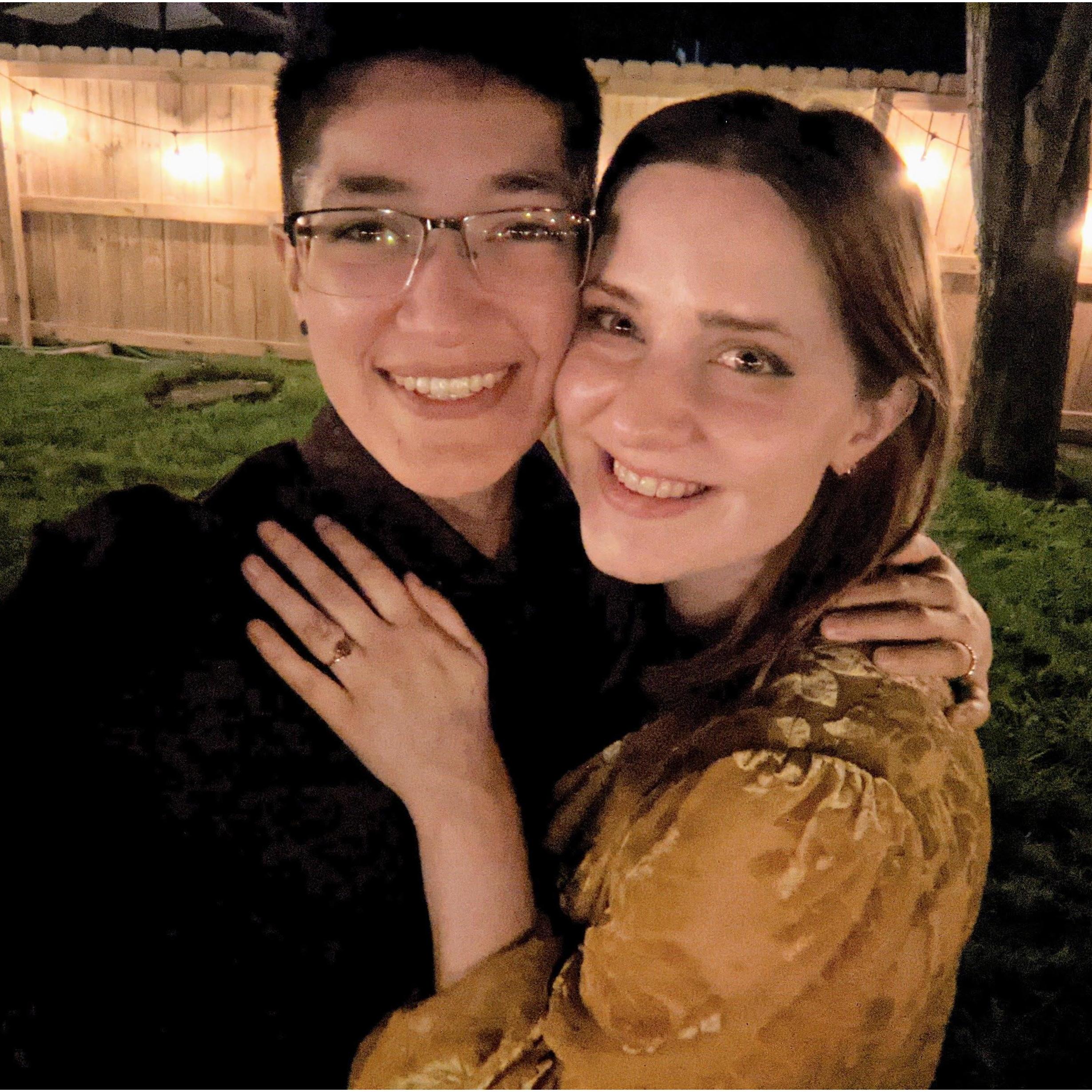 WE GOT ENGAGED!