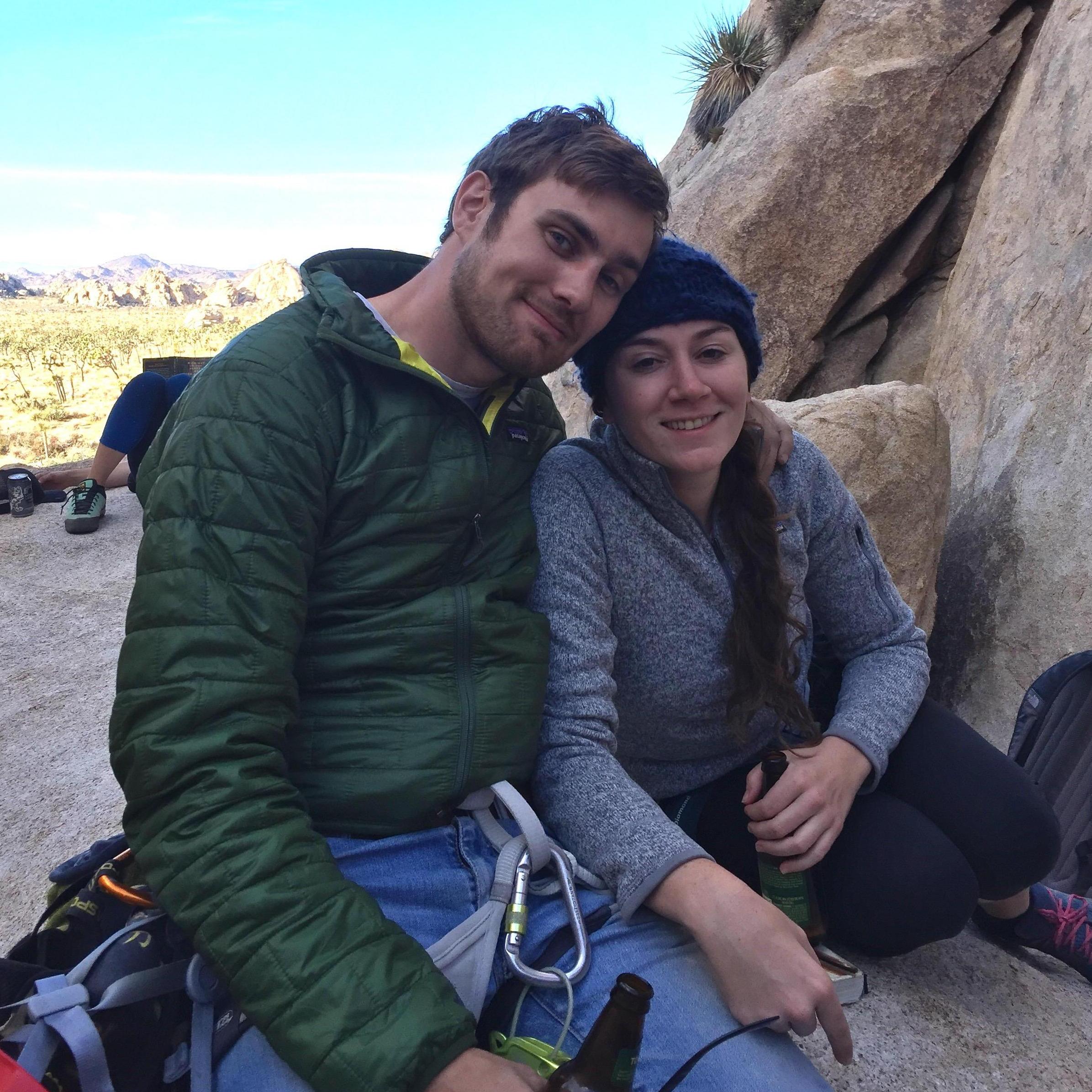 Rock climbing in Joshua Tree National Park- 2017