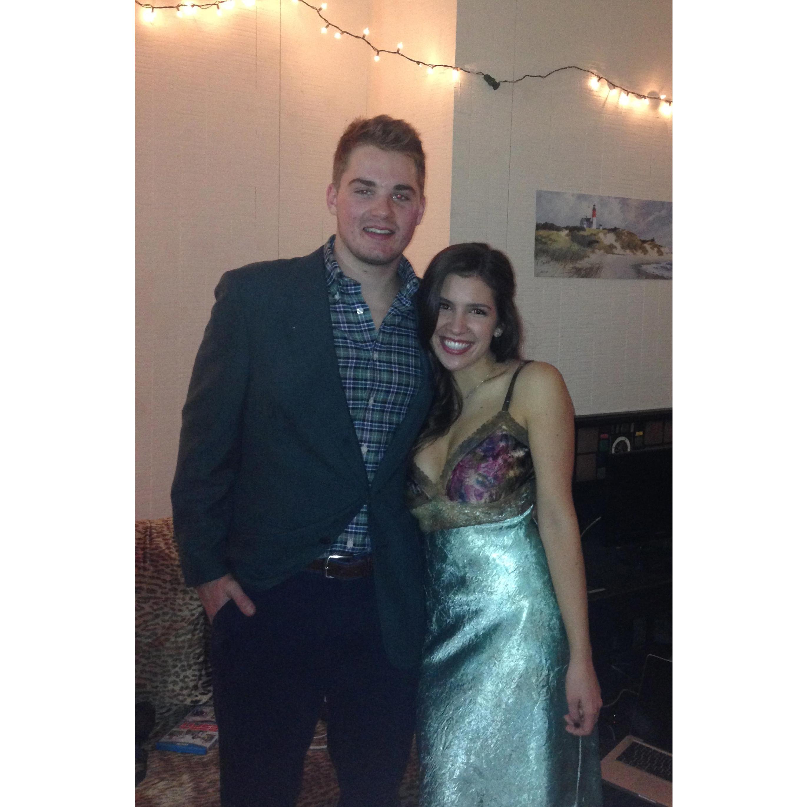 Our first photo together. (Pi Phi Formal November, 2014)