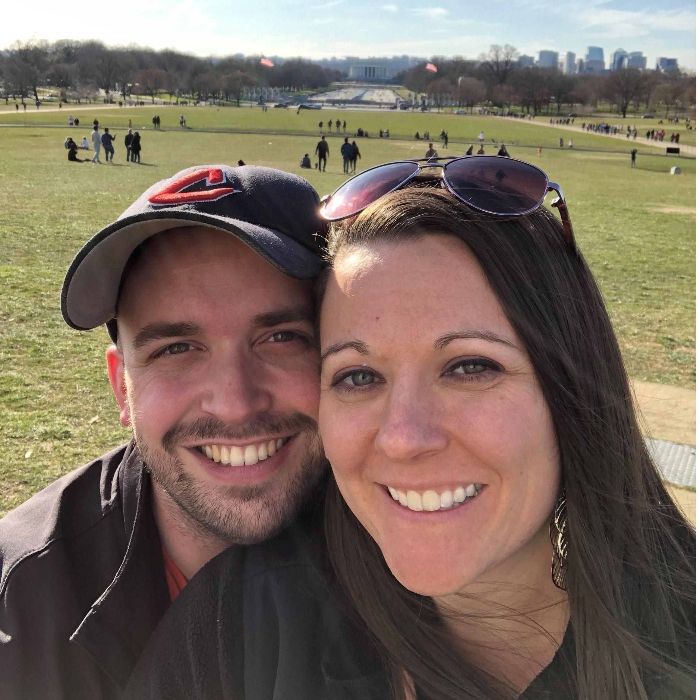 Scootering around the National Mall, one of our favorite things to do in DC!