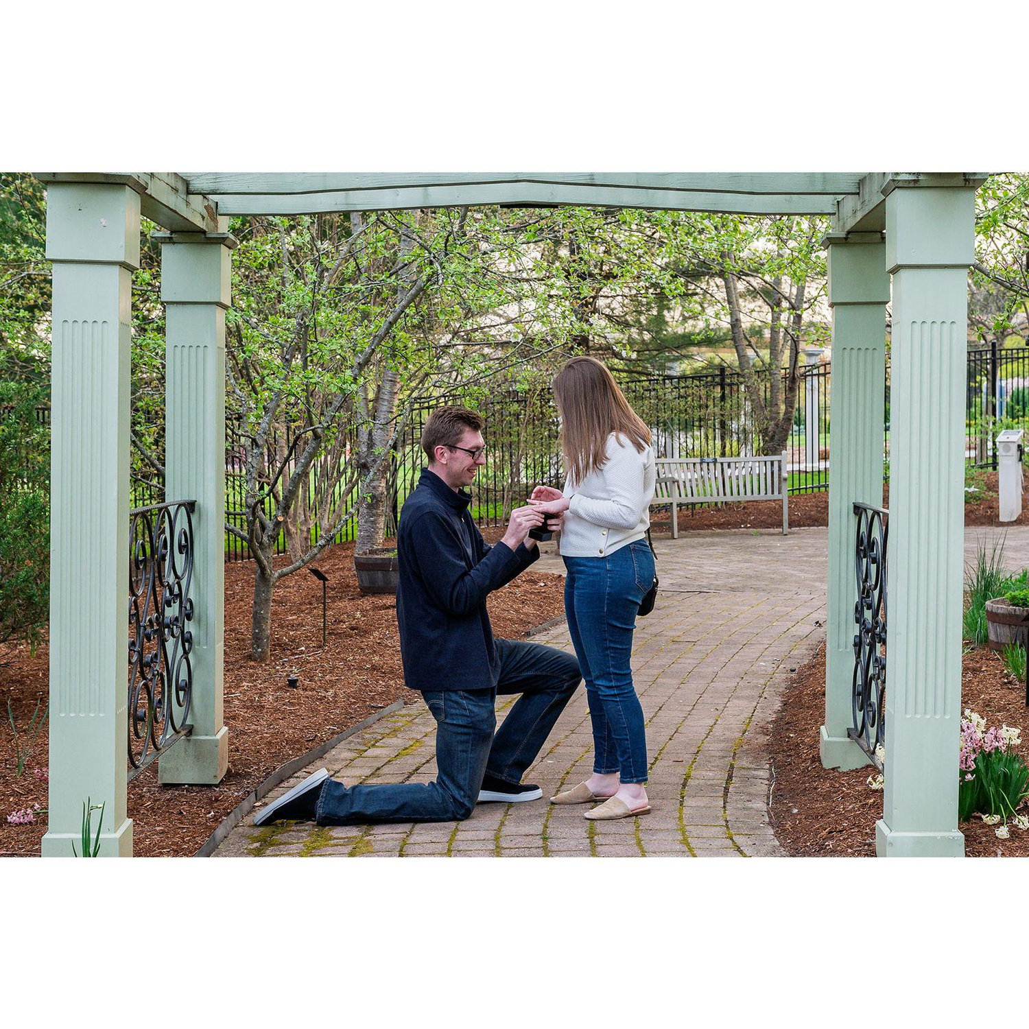 He proposed! Wickham Park, Manchester