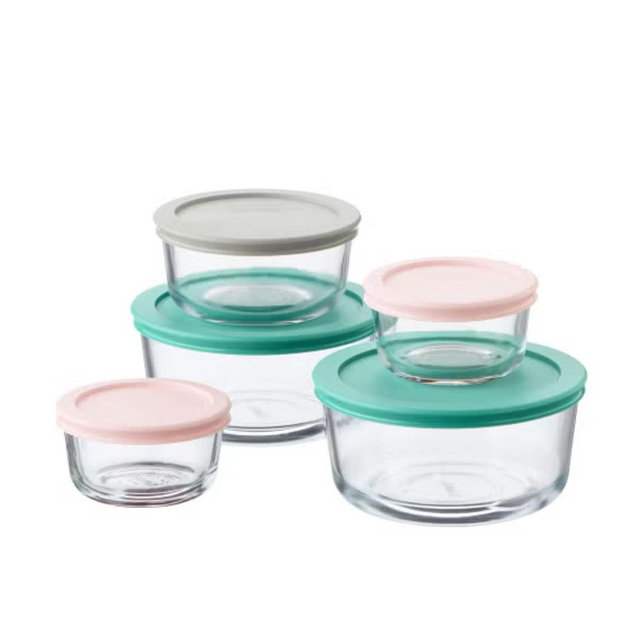 Pyrex Square Simply Store Glass Food Storage Container Set of 10