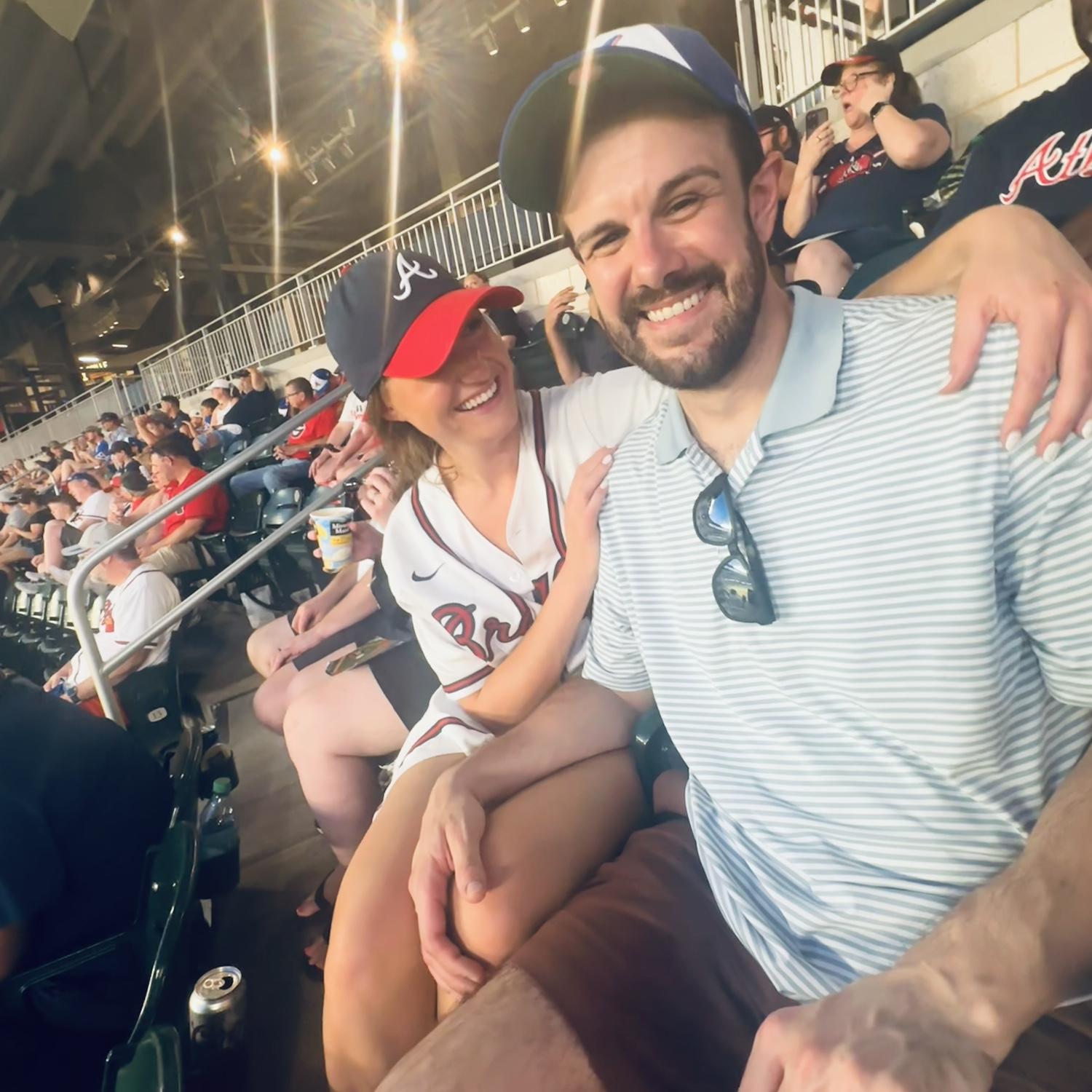 Our first Braves game together!