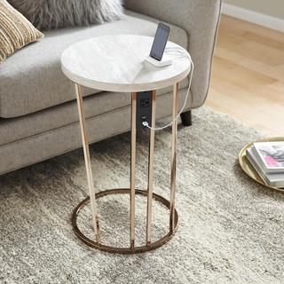 Mino Side Table with USB Port